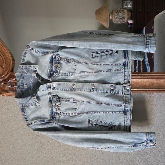 Seven7 Jackets & Blazers - Seven7 Light Blue Denim Jacket NEW